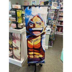 One Piece Luffy Wall Scroll Tapestry Print On Synthetic Canvas
